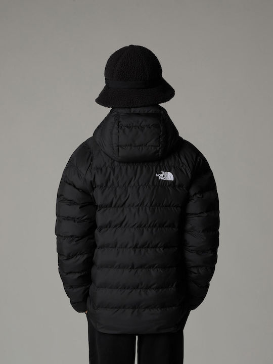 Kids' Sports Jacket Double Sided with Hood Tnf Black Perrito