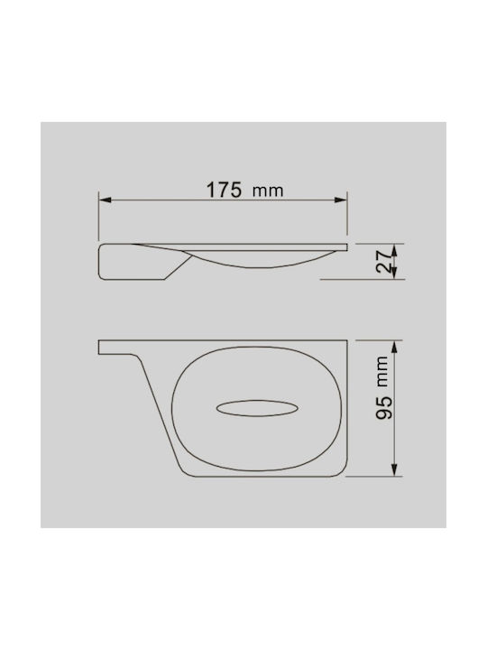 Inter Ceramic Ica Съд за сапун 6988354228957