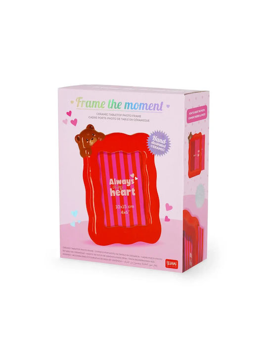 Legami Milano Plastic Photo Frame With Red Frame