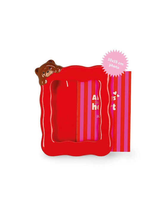 Legami Milano Plastic Photo Frame With Red Frame