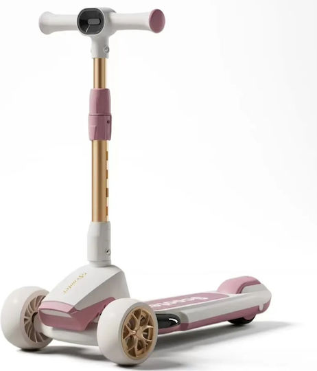 Qova Kinderroller Klappbar 3-Rad für 3+ Jahre Beige