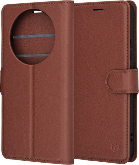 Книга Кожа Кафяв (Honor Magic8 Lite, SKYDDAR INNOVATION)