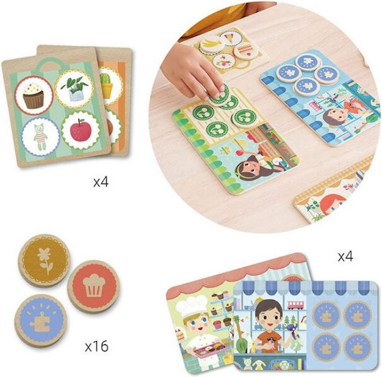 Joc de Societate Lotto Shopping pentru 2 Jucători 3+ Ani (EN) Apli Kids