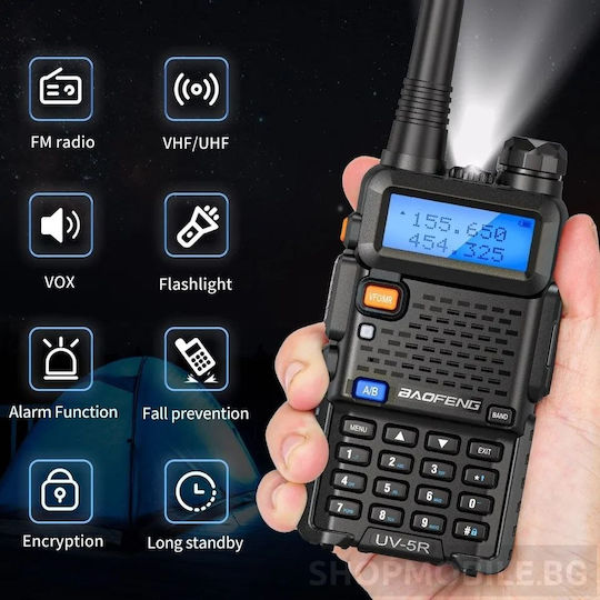Baofeng UV-5R Walkie Talkie 5W Set of 2pcs