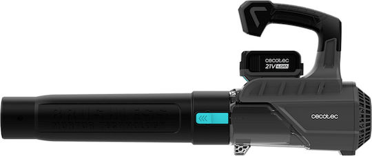Cecotec AirForce 4000 Bazooka Handheld Leaf Blower 21V with 1 Battery 4Ah & Maximum Air Speed 200km/h