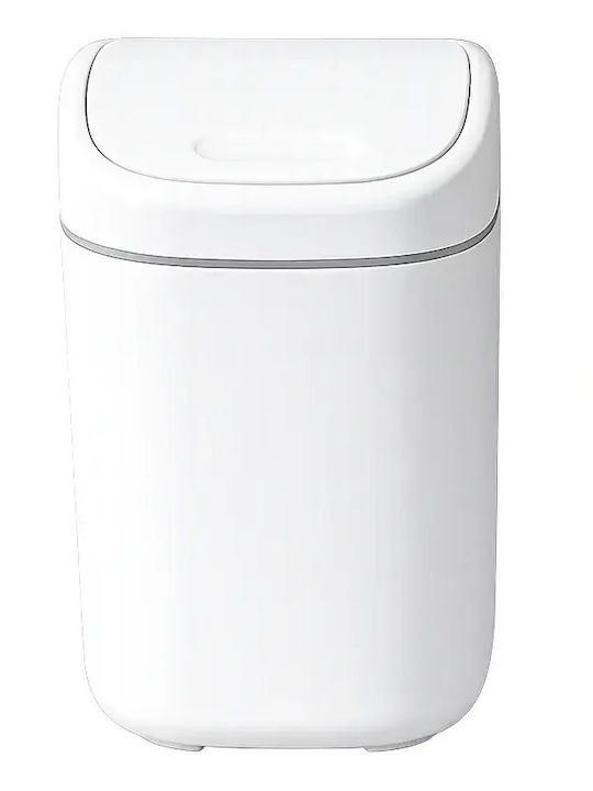 Plastic Bathroom Basket 1lt White