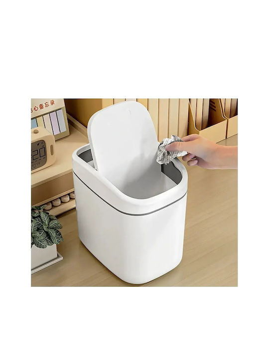 Plastic Bathroom Basket 1lt White