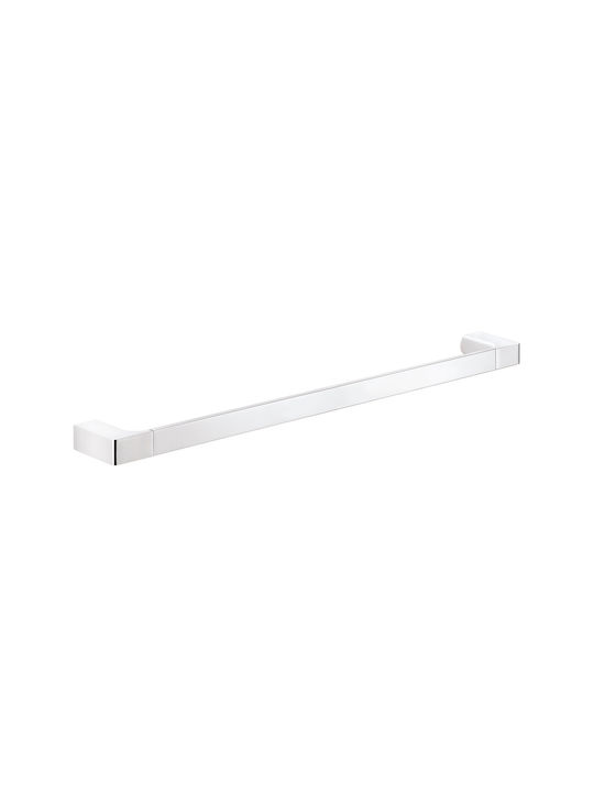 Gedy Single Wall-Mounted Bathroom Rail ​60x60cm White