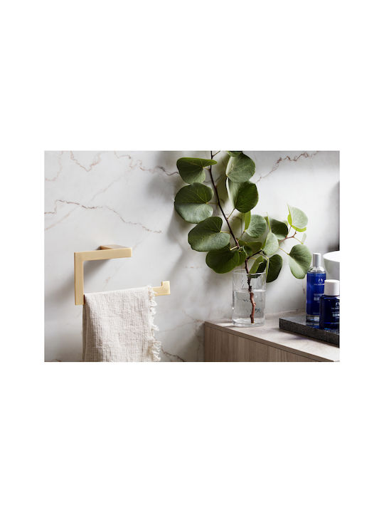 Bronze Art Single Wall-Mounted Bathroom Ring Copper