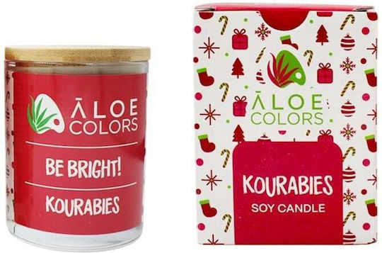 Aloe Colors Αρωματικό Κερί Σόγιας σε Βάζο με Άρωμα Kourabies 150gr