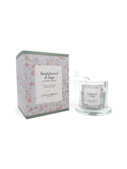 Laura Ashley Aromatisches Soja-Kerze im Gefäß mit Iris & Patschuli Parfüm 210g