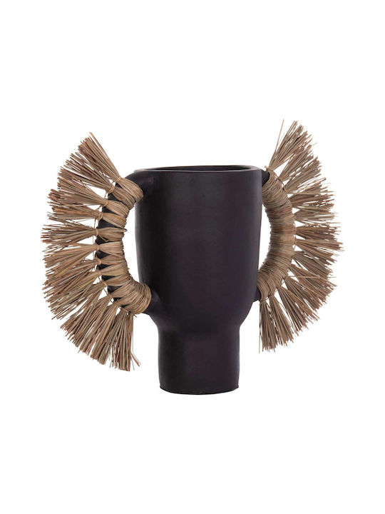 Freebox Decorative Vase Black 64x22x38cm