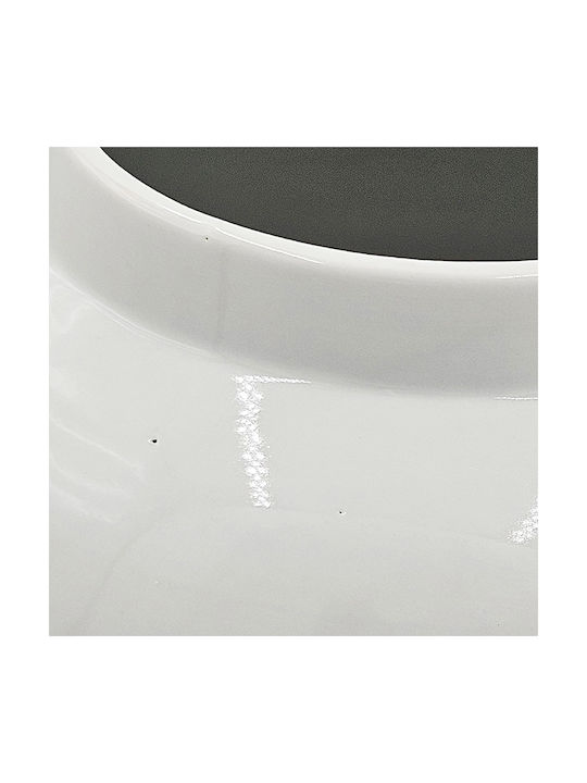 Artekko Decorative Vase Ginger White 25x25x51cm