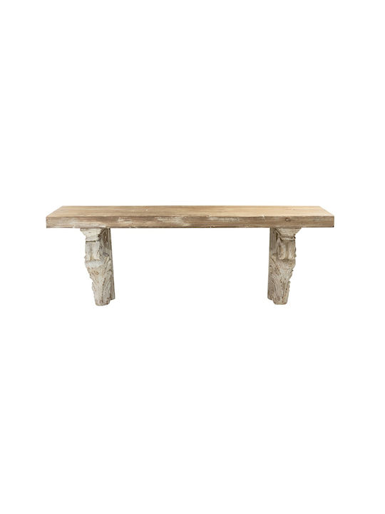 Рафт Стенен Alcott White Natural Shade 110x29x40см.