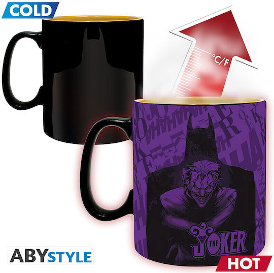 Abysse Batman Heat Change Ceramic Black Mug
