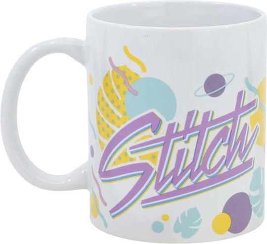 Disney Stitch Keramiktasse aus der Hawaiian Flower Kollektion 325 ml