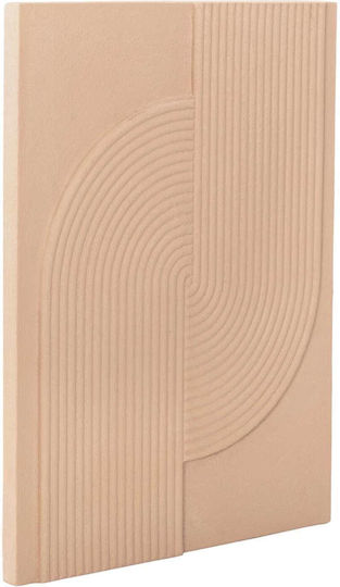 Rechteckiges Gemälde Fb94521 MDF Beige 60x4 Dicke X80cm