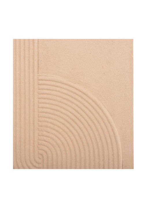 Tablou dreptunghiular Fb94521 MDF culoare bej 60x4 grosime X80cm