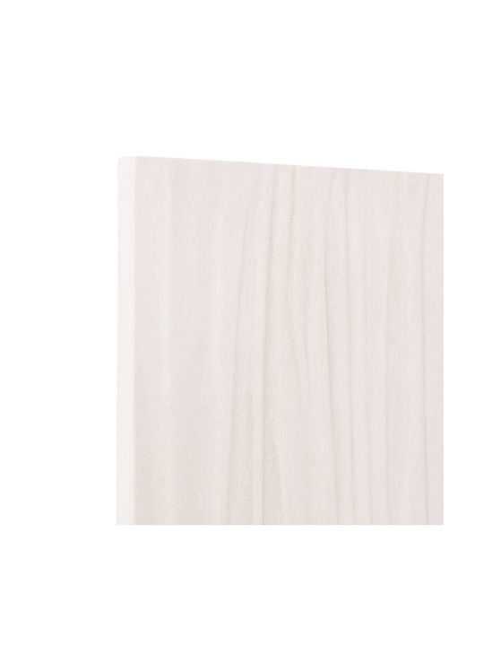 Πινακας Ορθογωνιος Fb94518 Mdf Υπολευκο Χρωμα 60x4 Πάχος X80υεκ