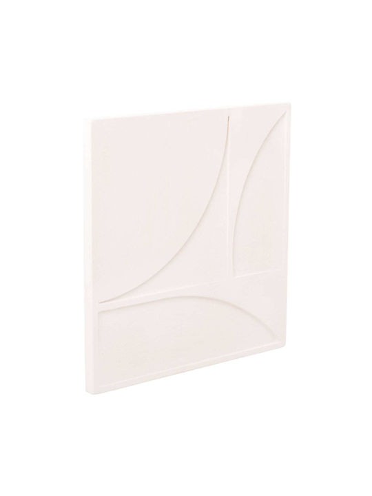 Πινακας Τετραγωνος Fb94508 Mdf Υπολευκο Χρωμα 80x4 Πάχος X80υεκ