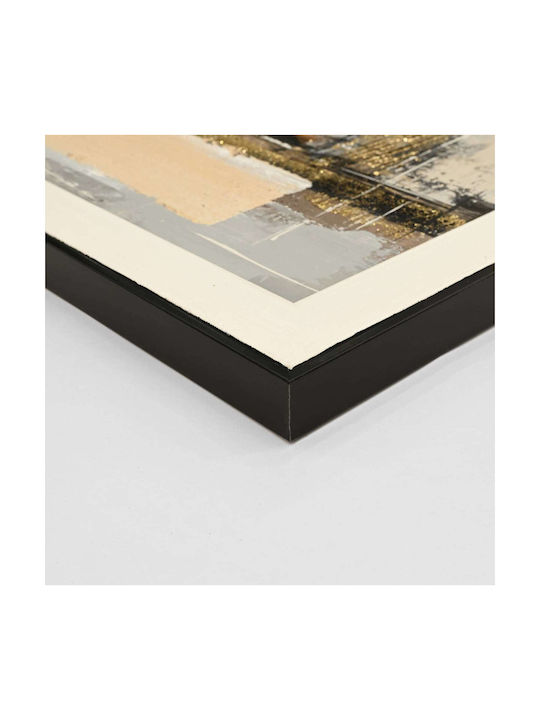 Wall Painting Abstract Fb94551 Black Frame-canvas 142x4.5x72cm