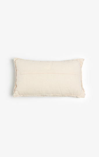 InTheBox Μαξιλάρι Καναπέ Krisha από 100% Βαμβάκι Ivory 30x50εκ.