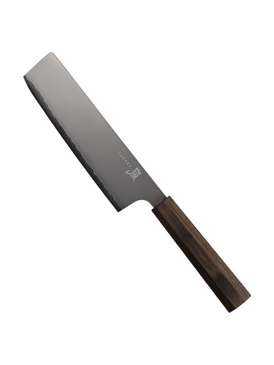 Yaxell Knife Nakiri from Stainless Steel 16.5cm