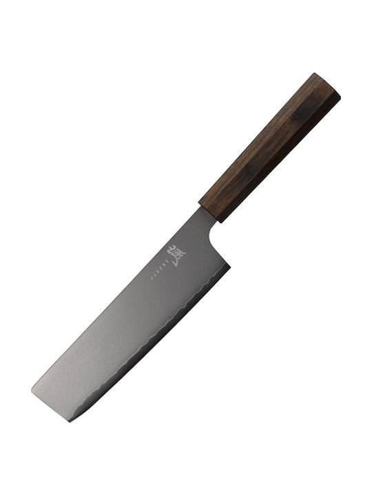 Yaxell Knife Nakiri from Stainless Steel 16.5cm