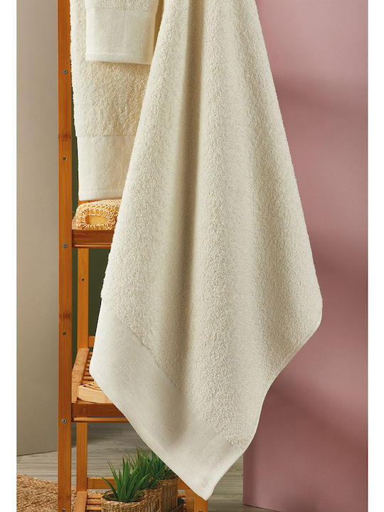 Whitegg Bath Towel Set 3pcs T081 Ecru Weight 500gr/m²