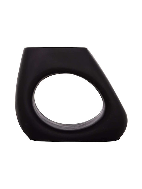 Stool For Living Room made of Polypropylene Black 58x28x45.5cm