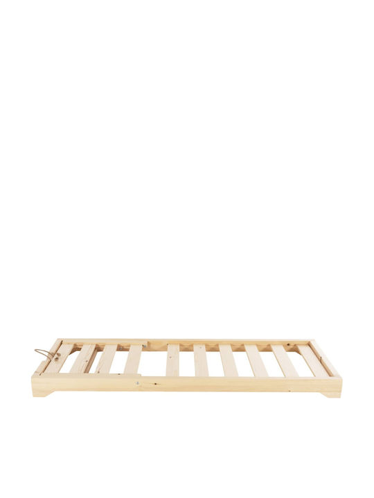 Șezlong Lemn Bej 80x208x32cm