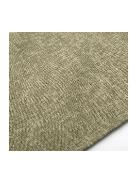 Dimcol Τραπεζομάντηλο Αλέκιαστο Σετ 2τμχ Panama Olive 140x140εκ.