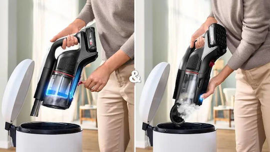 Bosch Unlimited 9 Elektrischer Stielstaubsauger Weiß