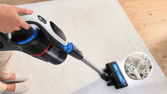 Bosch Unlimited 9 Elektrischer Stielstaubsauger Weiß