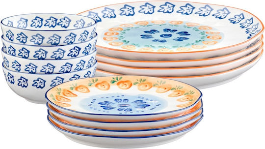 Björn Blue Porcelain Dinnerware Set 12pcs
