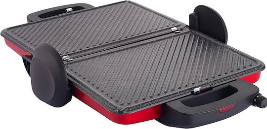Grill'o GR380 Sandwich Maker Grill with Removable Plates 1800W Red