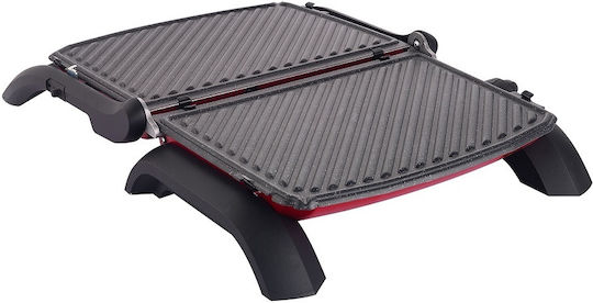 Grill'o GR280 Τοστιέρα Γκριλιέρα με Αποσπώμενες Πλάκες 1800W Κόκκινη