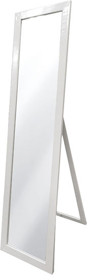 Καθρέπτης με Λευκό Ξύλινο Πλαίσιο 159x38cm