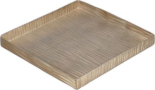 InTheBox Platou Decorativ Aluminiu Ecru 1buc 30x30x3buc InTheBox Platou Decorativ Aluminiu Ecru 1buc 30x30x3buc