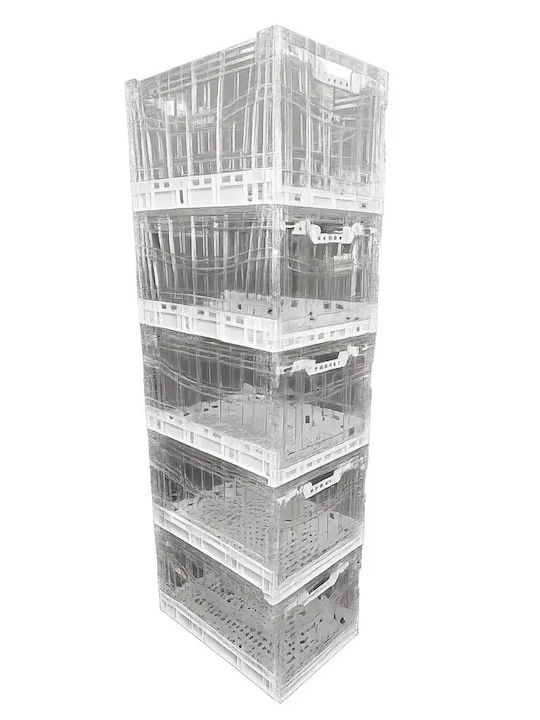 Green City International Plastic Storage Box with Lid Transparent 71.5lt 1pcs