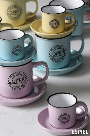 Espiel Coffee Чаша Кафяв от Порцелан Розов 90мл