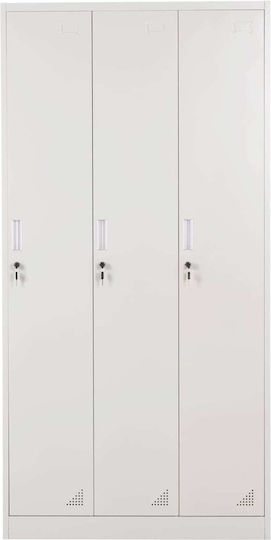 Dulap Metalic Cu Posibilitate De Blocare 90x45x185 Cm