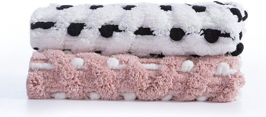 Nef-Nef Homeware Bath Mat Cheville Pink 50x80cm