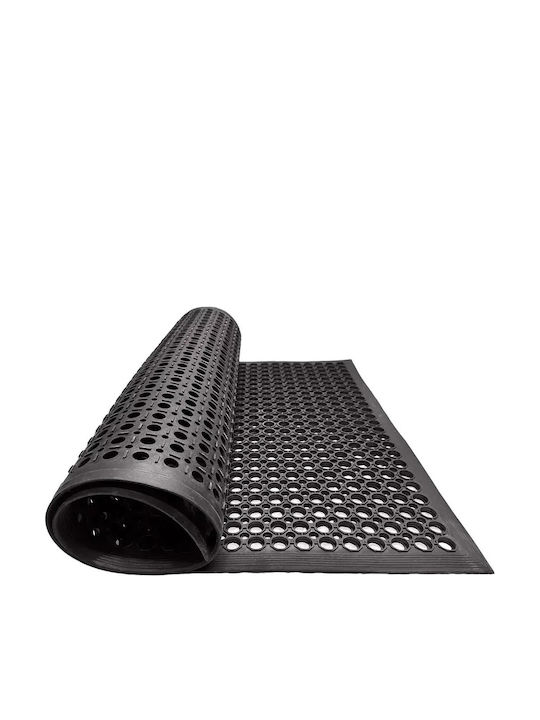 Sidirela Entrance Mat made of Rubber Ring Black 90x150cm