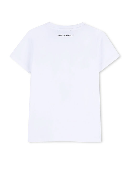 Karl Lagerfeld Kinder-T-Shirt White