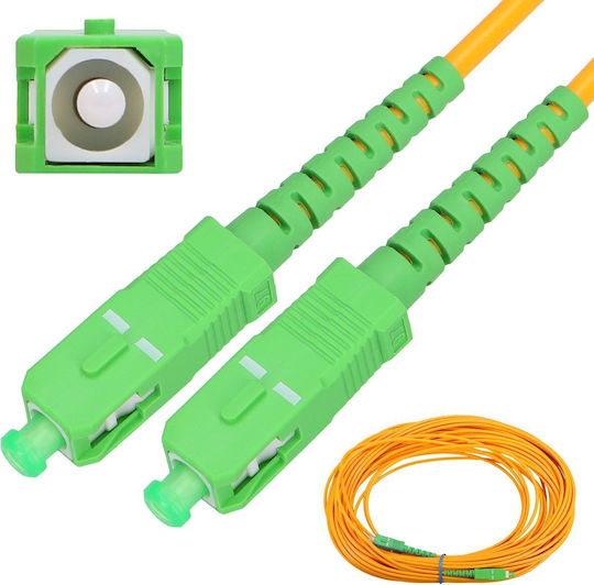 Extralink Extralink Optische Faser SC/APC-SC/APC 1m Gelbe