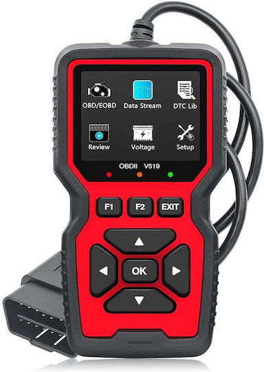 Instrument de diagnostic auto cu ecran OBD 2 cu cablu