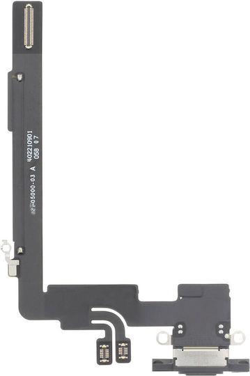 Avizar Handykabel Anschluss zum Aufladen iPhone 16 Pro Max Usb-c Port Mikrofon Reparatur Schwarz