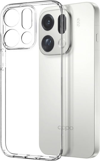 Northjo Back Cover Silicone Set with Glass Transparent (Oppo Find X9 Pro 5G)