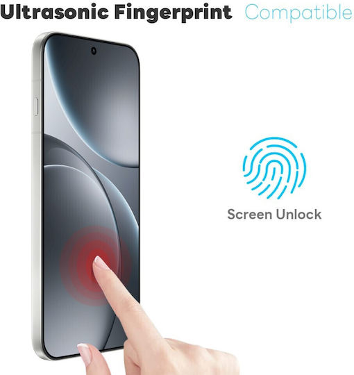Northjo Back Cover Silicone Set with Glass Transparent (Oppo Find X9 Pro 5G)